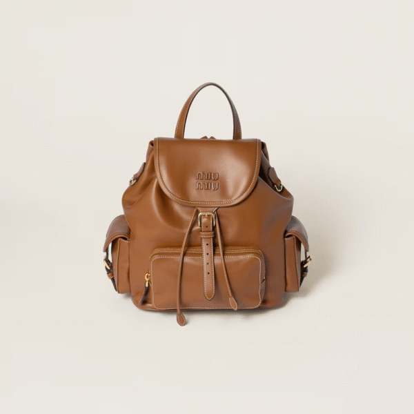 Miu Miu  Leather Backpack