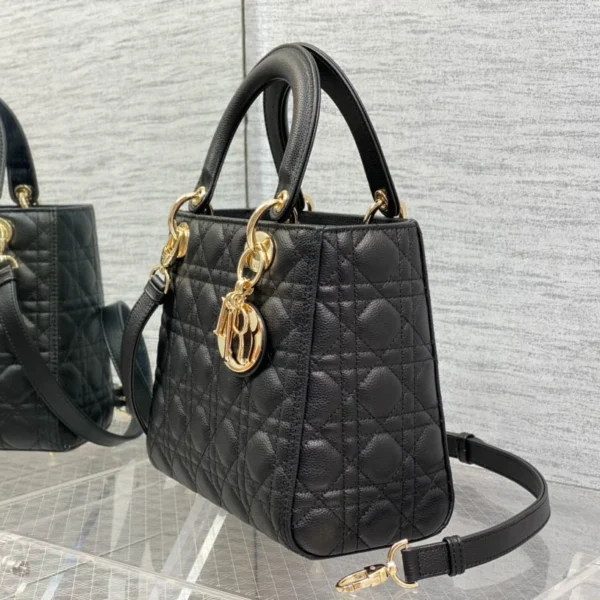 Cowhide Ball Print Classic Bag size:24cm