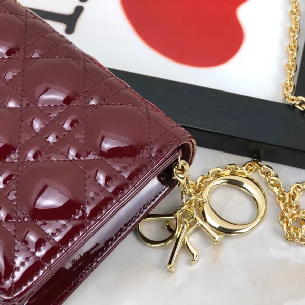 Explosive 2094A Dior diamond check classic 3 in 1 original quality 22cm