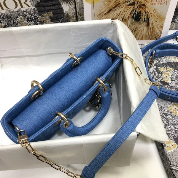 Lady D-Joy Denim Handbag Size: 26 x 13.5 x 5 cm, Ref: M0540