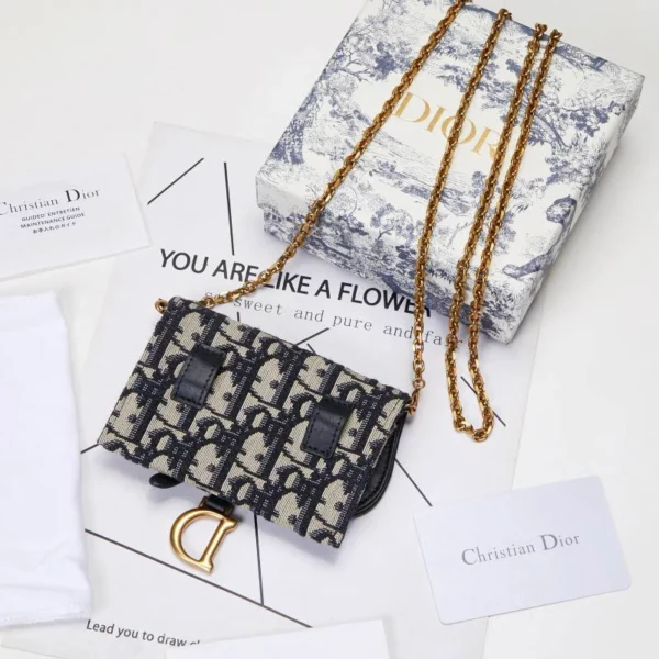 Blue Jacquard Clutch Bag Size: 11.5 x 7.5 x 2 cm Ref: S5654CTZQ_M928